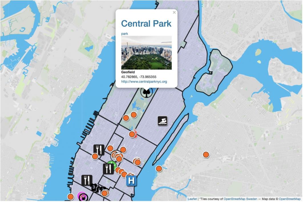 Leaflet Geofield Drupal 8