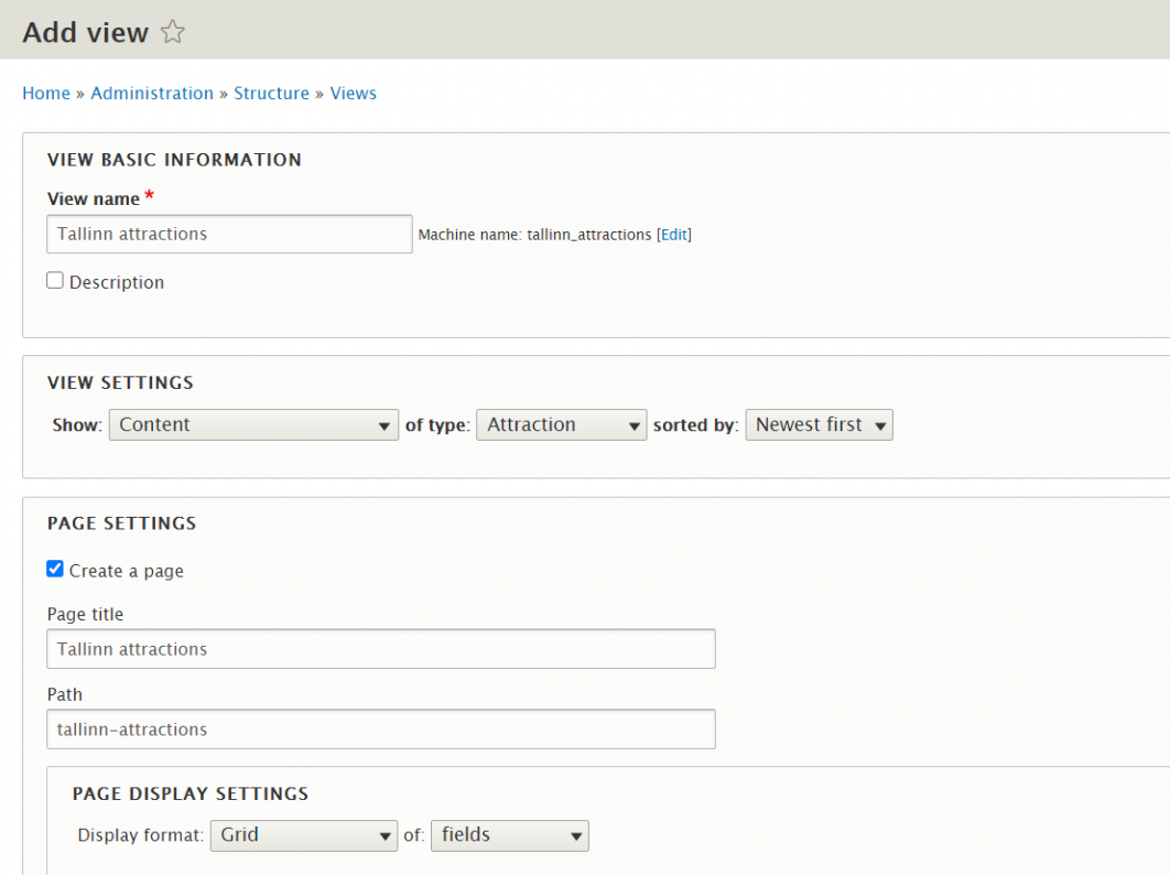 Creating Drupal view for simple google maps module
